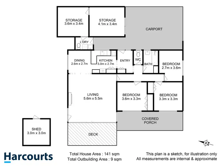 Floorplan of Homely house listing, 7 Helms Road, Gardners Bay TAS 7112