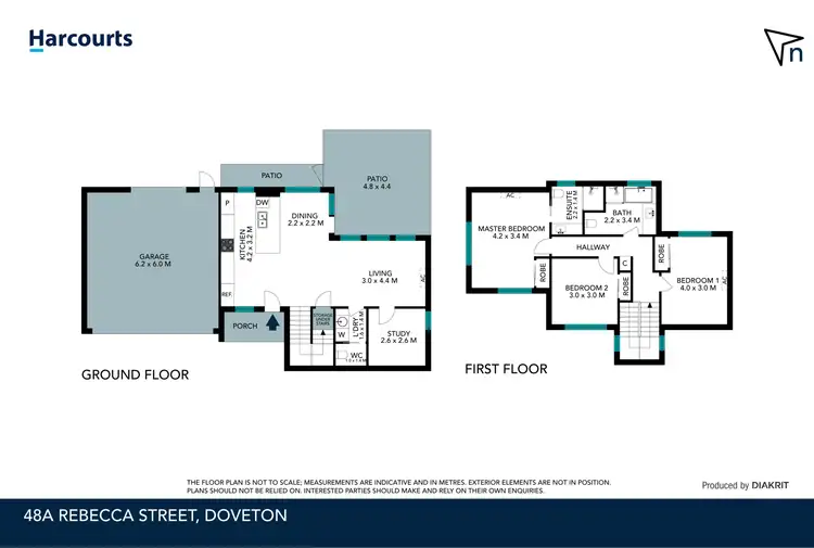 Floorplan of Homely townhouse listing, 48a Rebecca Street, Doveton VIC 3177