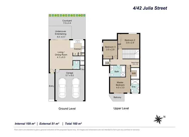 Floorplan of Homely townhouse listing, 4/42 Julia Street, Wavell Heights QLD 4012