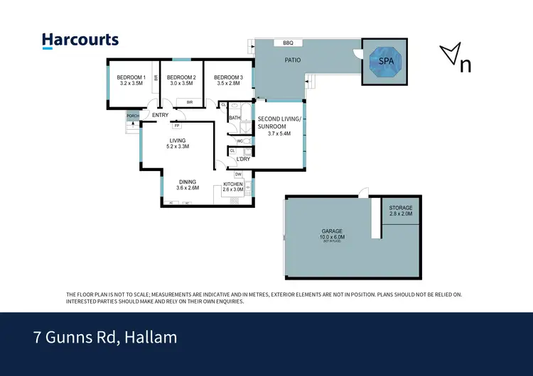 Floorplan of Homely house listing, 7 Gunns Road, Hallam VIC 3803