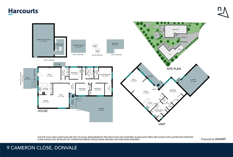 Floorplan of Homely house listing, 9 Cameron Close, Donvale VIC 3111