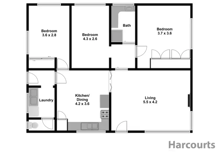 Floorplan of Homely house listing, 87 Wirraway Street, Moe VIC 3825