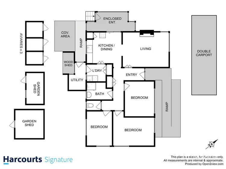 Floorplan of Homely house listing, 2 Sycamore Road, Risdon Vale TAS 7016