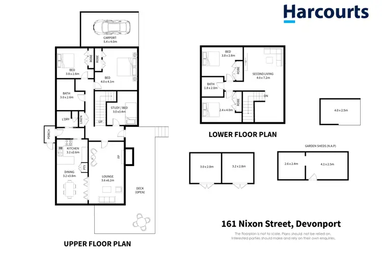 Floorplan of Homely house listing, 161 Nixon Street, Devonport TAS 7310