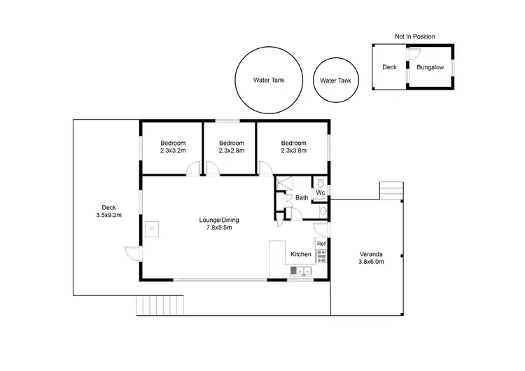 Floorplan of Homely house listing, 26 Outlook Drive, Jamieson VIC 3723