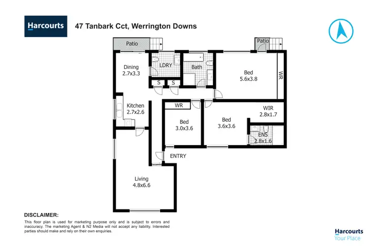 Floorplan of Homely house listing, 47 Tanbark Circuit, Werrington Downs NSW 2747
