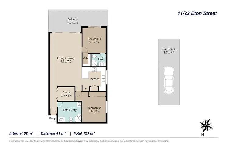 Floorplan of Homely unit listing, 11/22 Eton Street, Nundah QLD 4012
