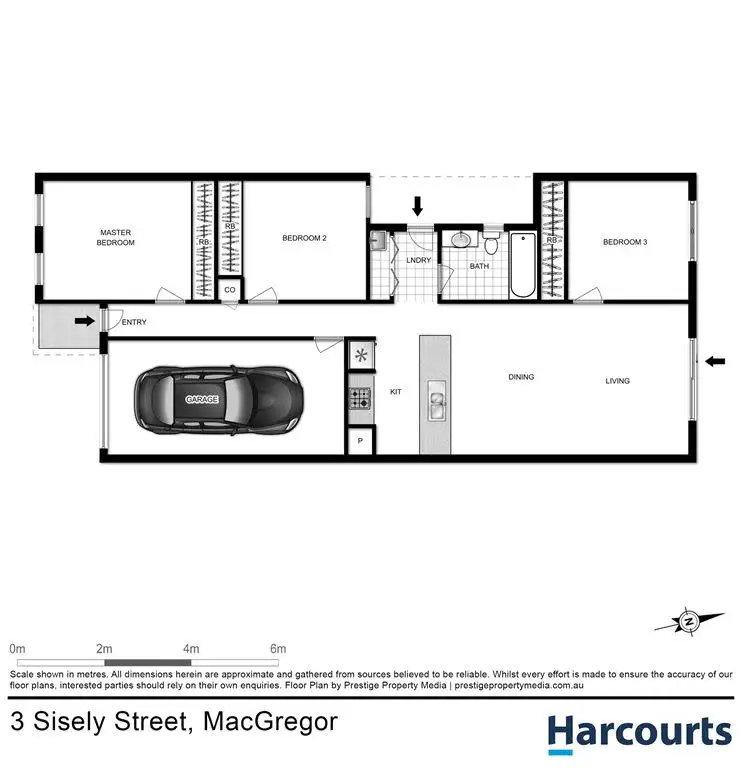 Floorplan of Homely house listing, 3 Sisely street, Macgregor ACT 2615
