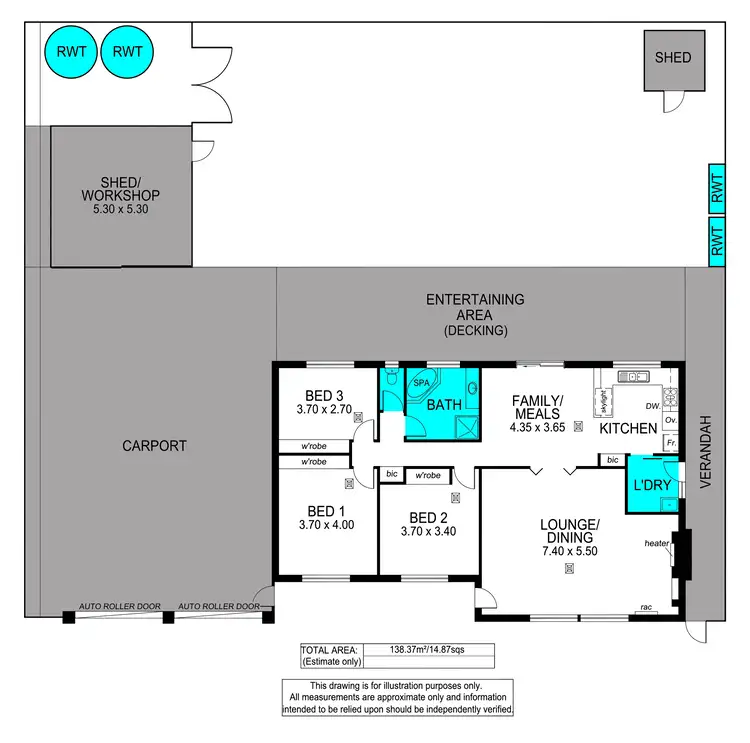 Floorplan of Homely house listing, 15 Caprice Street, Hallett Cove SA 5158