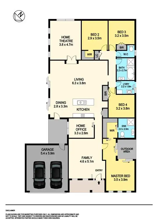 Floorplan of Homely house listing, 18 Zoe Drive, Mount Helen VIC 3350