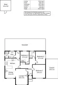 Floorplan of Homely house listing, 11 Bradey St, Mitcham SA 5062