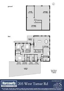 Floorplan of Homely house listing, 205 West Tamar Road, Riverside TAS