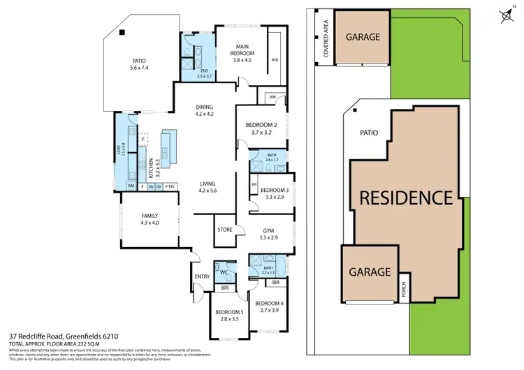 Floorplan of Homely house listing, 37 Redcliffe Road, Greenfields WA 6210