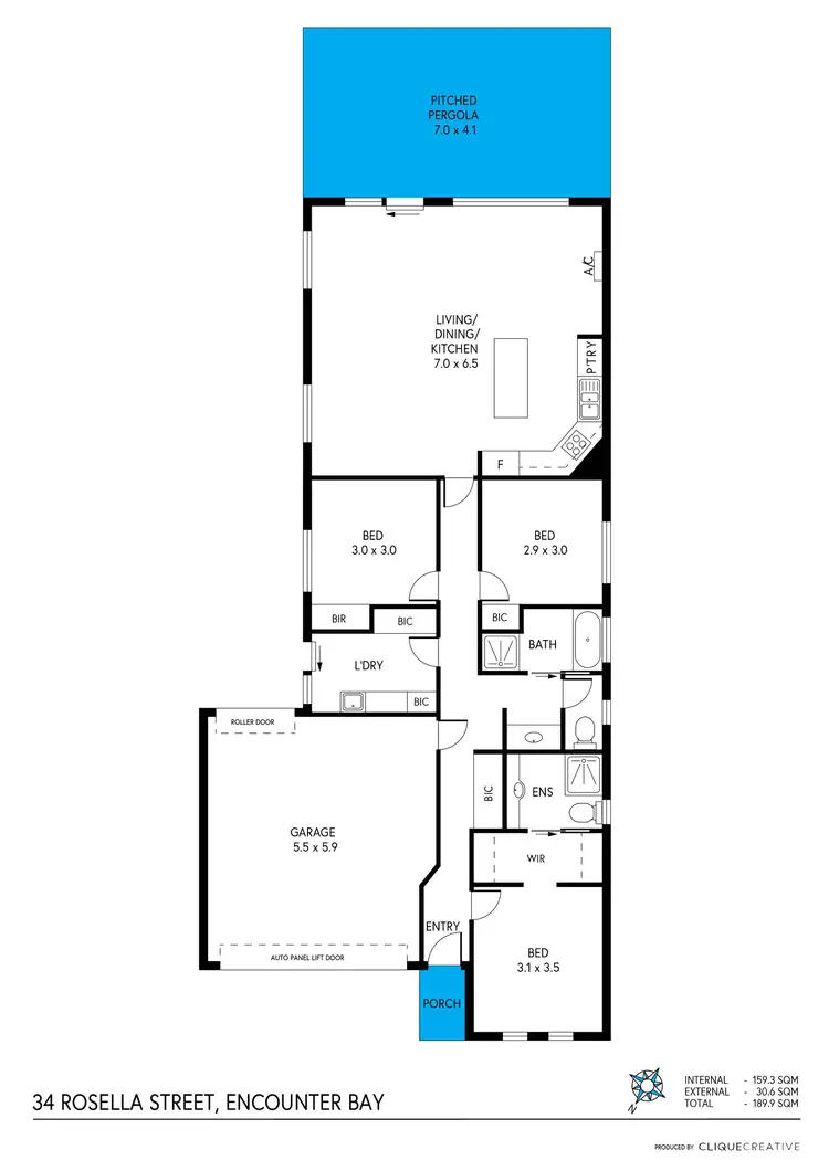 Floorplan of Homely house listing, 34 Rosella Street, Encounter Bay SA 5211