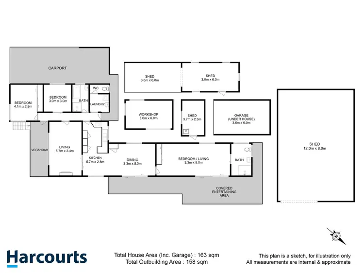 Floorplan of Homely house listing, 158 Maxfields Road, Franklin TAS 7113