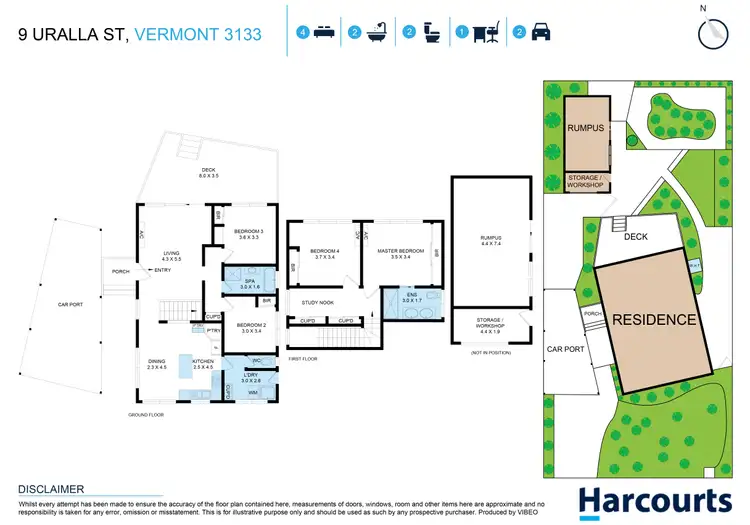 Floorplan of Homely house listing, 9 Uralla Street, Vermont VIC 3133