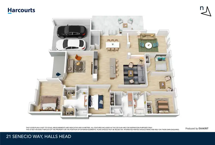 Floorplan of Homely house listing, 21 Senecio Way, Halls Head WA 6210