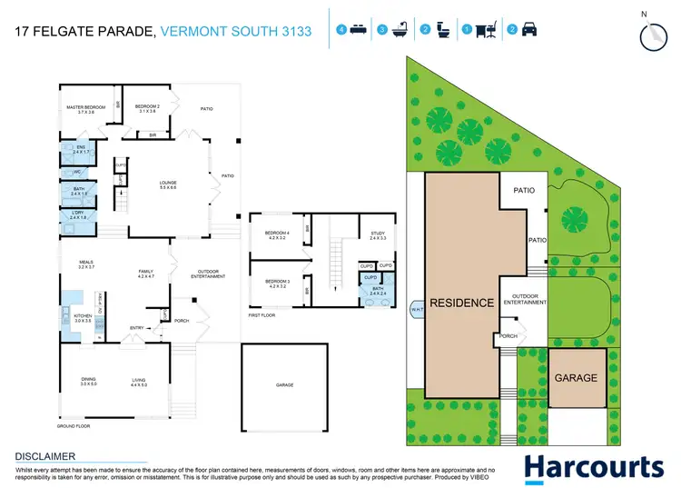 Floorplan of Homely house listing, 17 Felgate Parade, Vermont South VIC 3133
