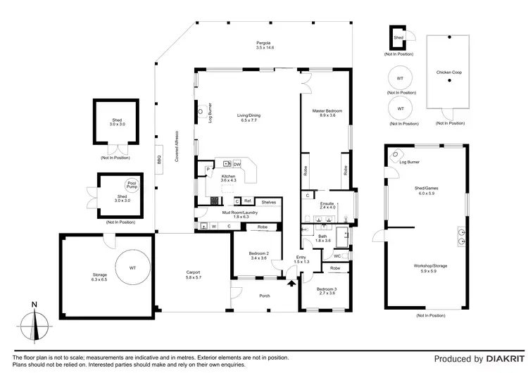 Floorplan of Homely house listing, 59 Urquhart Crescent, Crib Point VIC 3919