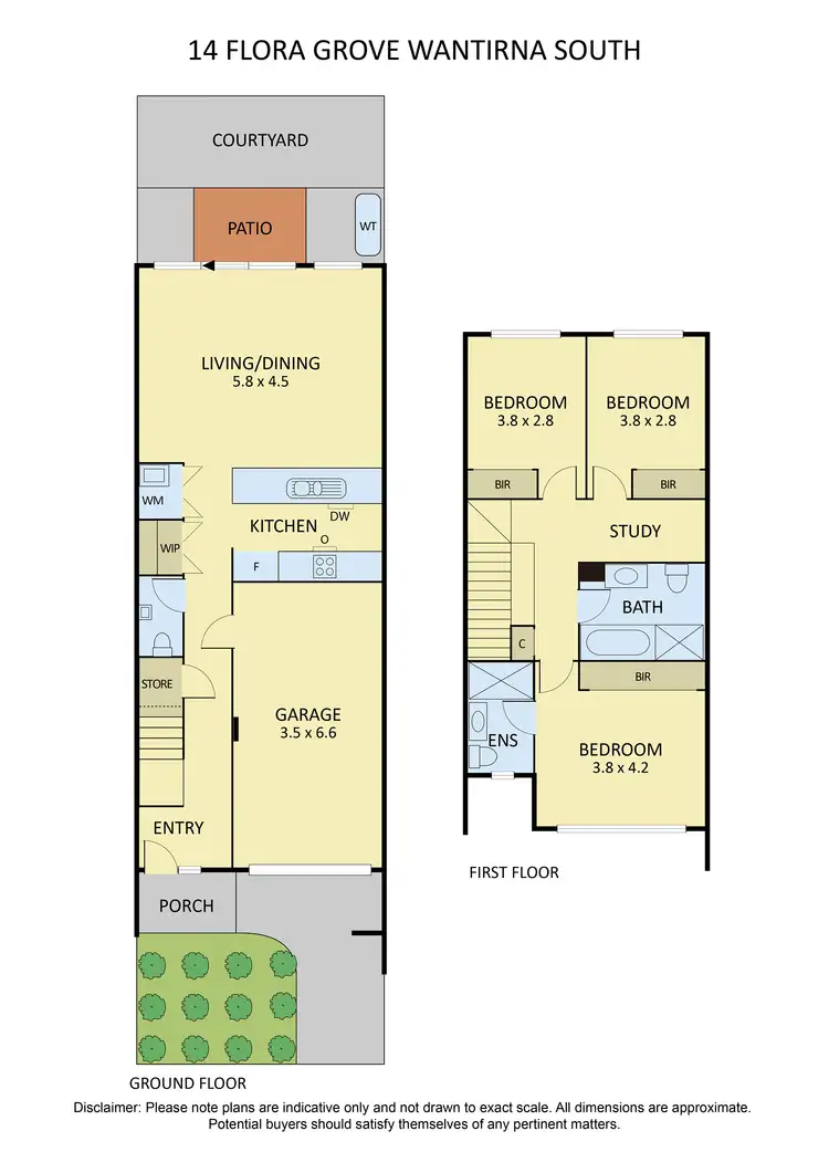 Floorplan of Homely house listing, 14 Flora Grove, Wantirna South VIC 3152