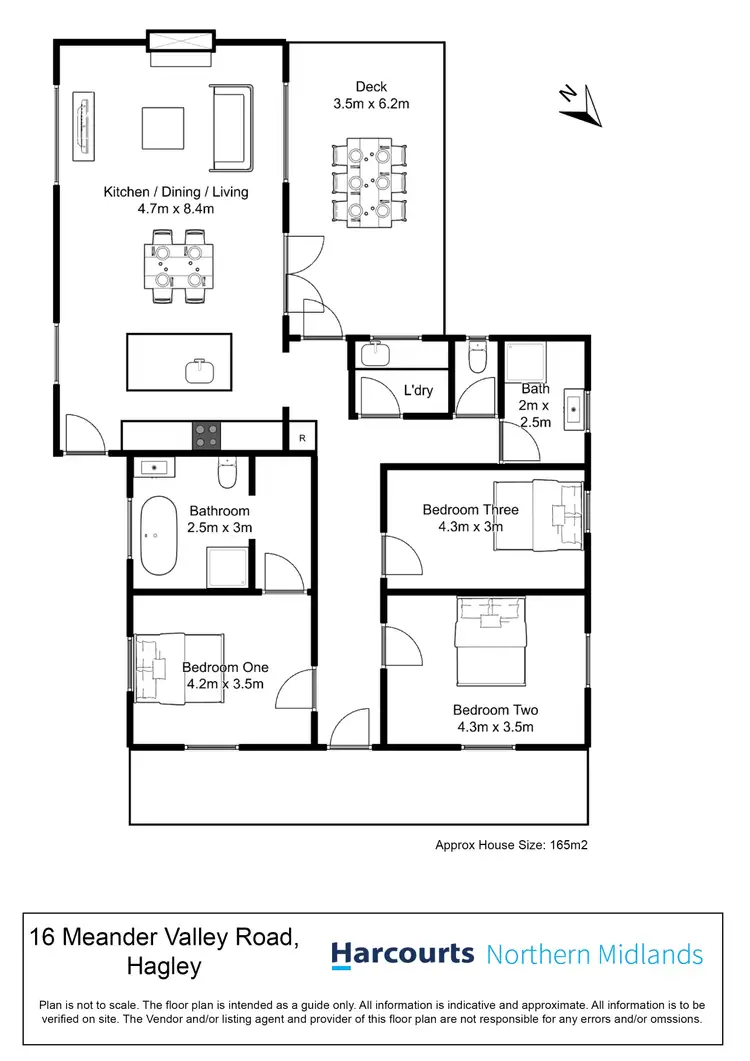 Floorplan of Homely house listing, 16 Meander Valley Road, Hagley TAS 7292