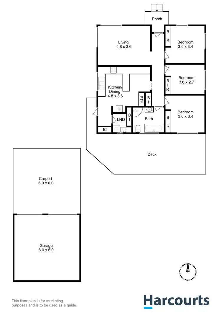 Floorplan of Homely house listing, 42 Riawena Road, Montagu Bay TAS 7018