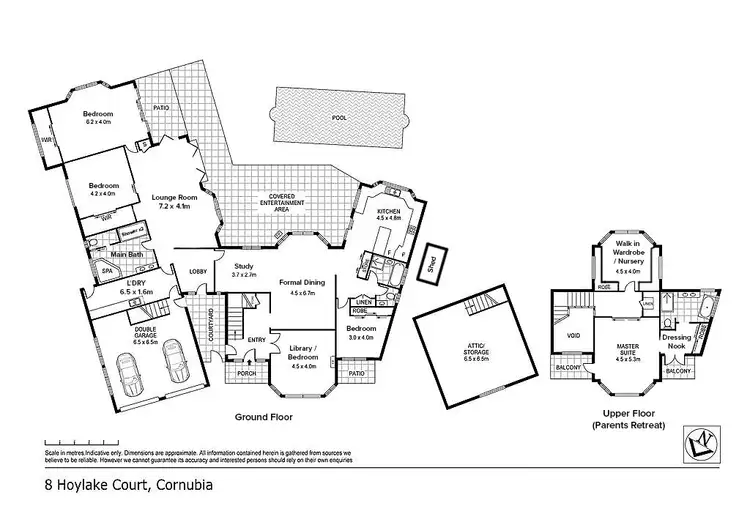 Floorplan of Homely house listing, 8 Hoylake Court, Cornubia QLD 4130