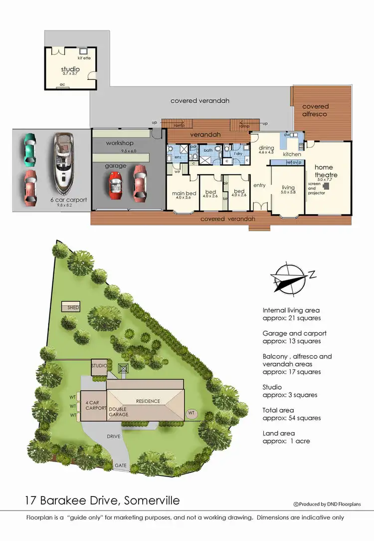 Floorplan of Homely rural property listing, 17 Barakee Drive, Somerville VIC 3912