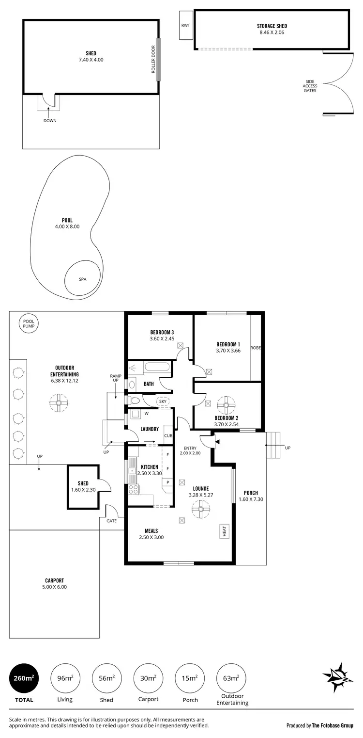Floorplan of Homely house listing, 26 Denby Close, Christie Downs SA 5164