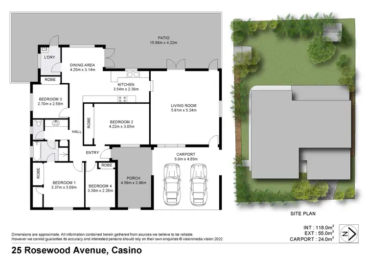 Floorplan of Homely house listing, 25 Rosewood Avenue, Casino NSW 2470