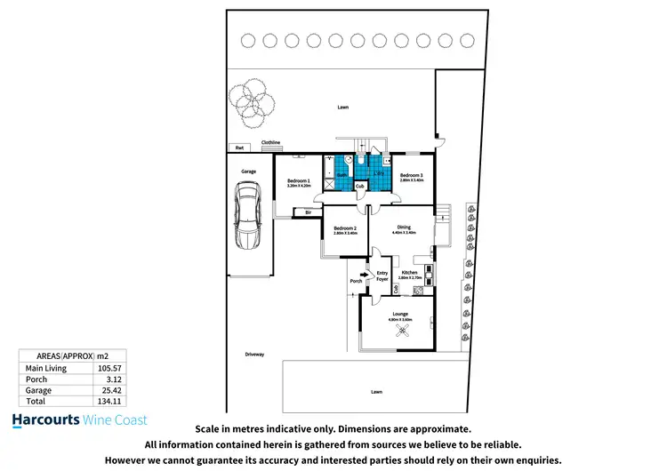 Floorplan of Homely house listing, 14 George Avenue, Hackham SA 5163