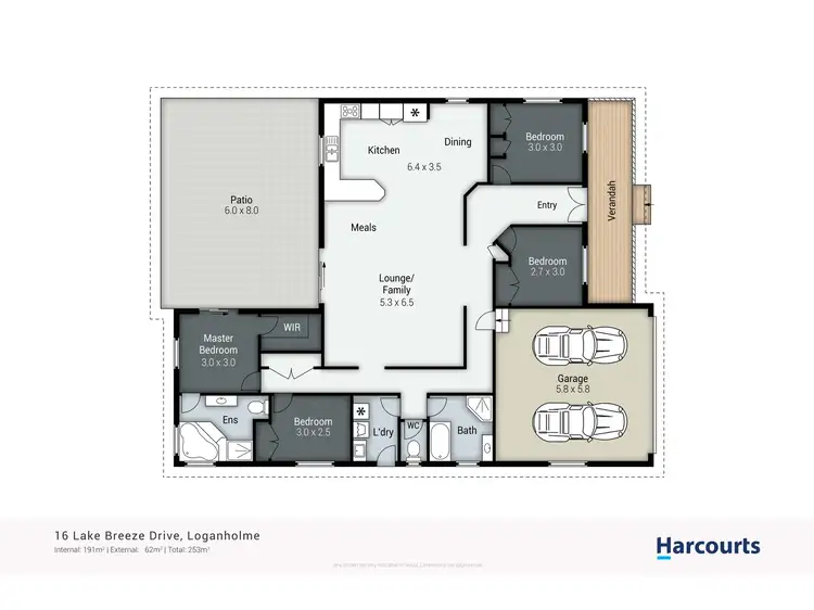 Floorplan of Homely house listing, 16 Lake Breeze Drive, Loganholme QLD 4129