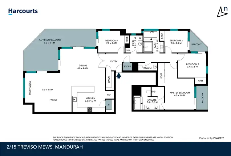 Floorplan of Homely house listing, 2/15 Treviso Mews, Mandurah WA 6210