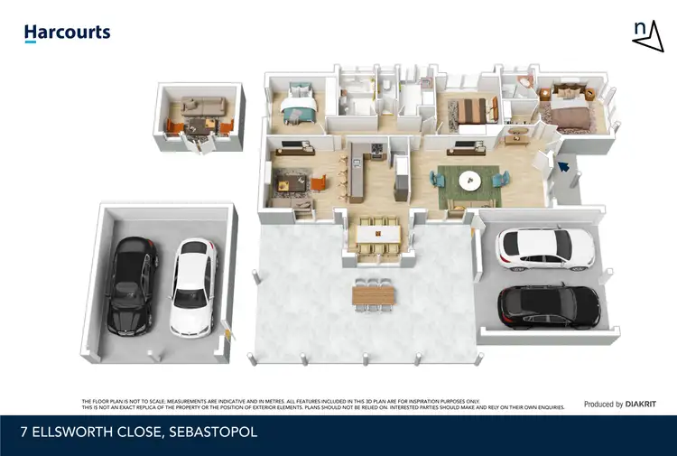 Floorplan of Homely house listing, 7 Ellsworth Close, Sebastopol VIC 3356