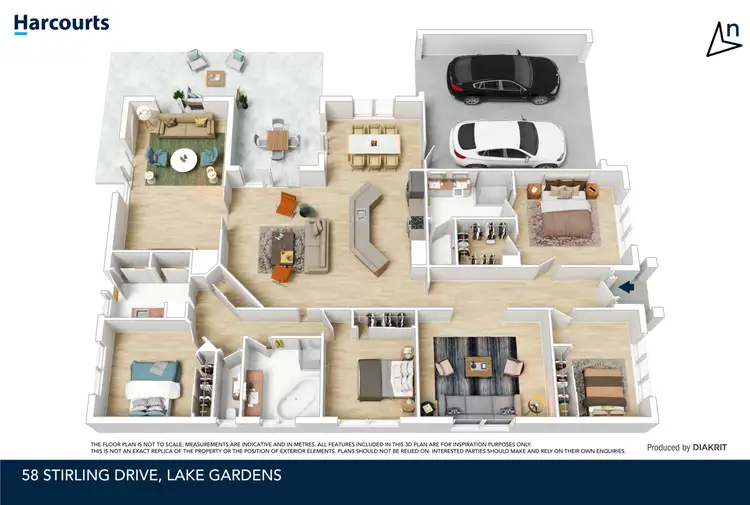Floorplan of Homely house listing, 58 Stirling Drive, Lake Gardens VIC 3355