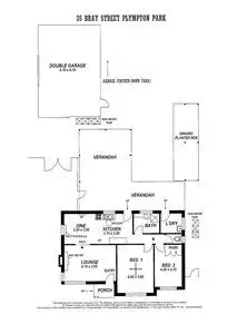 Floorplan of Homely house listing, 35 Bray Street, Plympton Park SA 5038