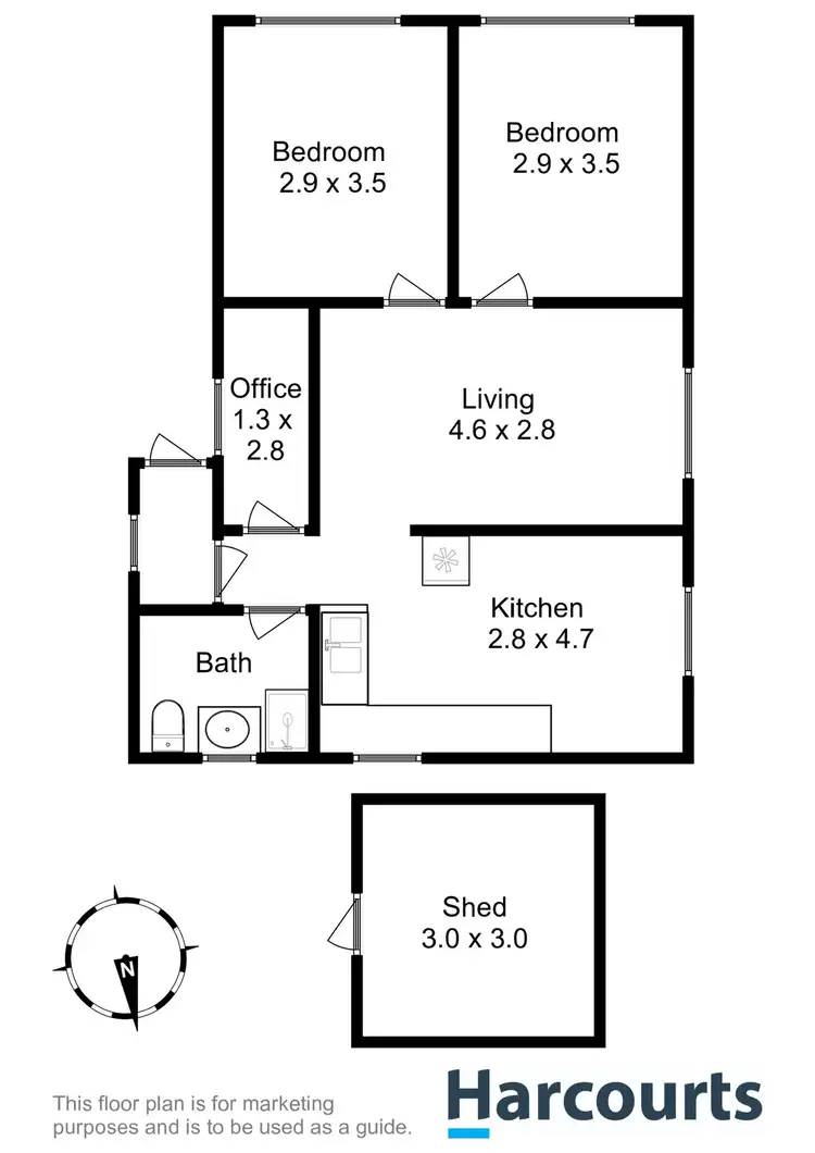 Floorplan of Homely house listing, 717 Arthur Highway, Forcett TAS 7173