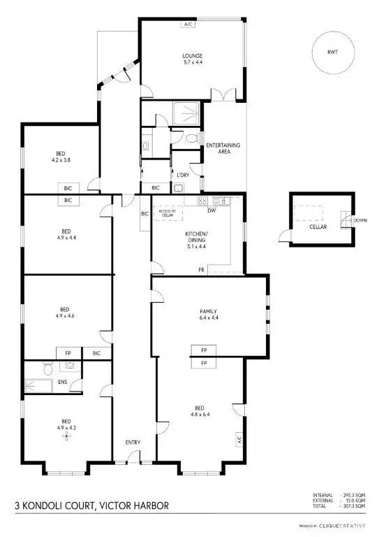 Floorplan of Homely house listing, 3 Kondoli Court, Victor Harbor SA 5211