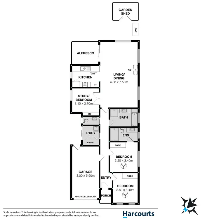 Floorplan of Homely house listing, 56 Rosella Street, Encounter Bay SA 5211