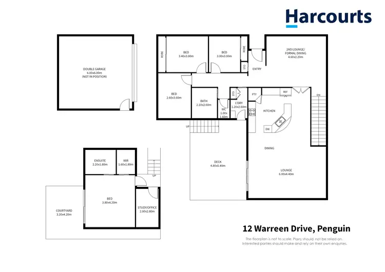 Floorplan of Homely house listing, 12 Warreen Drive, Penguin TAS 7316