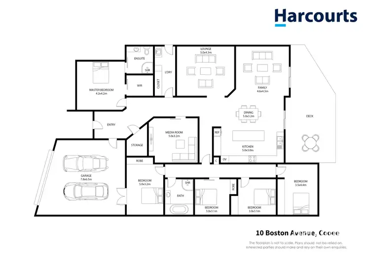 Floorplan of Homely house listing, 10 Boston Avenue, Cooee TAS 7320