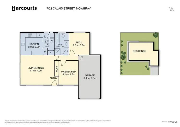 Floorplan of Homely house listing, 7/22 Calais Street, Mowbray TAS 7248
