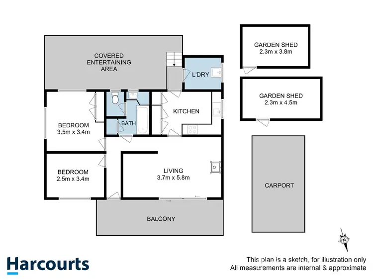 Floorplan of Homely house listing, 20 Myuna Road, Blackmans Bay TAS 7052