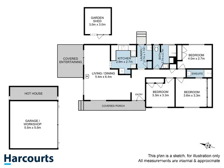 Floorplan of Homely house listing, 15 Drysdale Avenue, Kingston TAS 7050