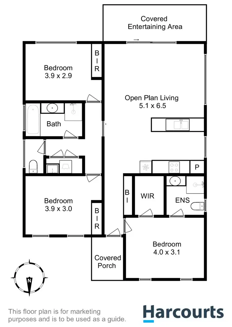 Floorplan of Homely house listing, 10 Breedon Way, Clarendon Vale TAS 7019