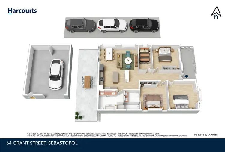 Floorplan of Homely house listing, 64 Grant Street, Sebastopol VIC 3356
