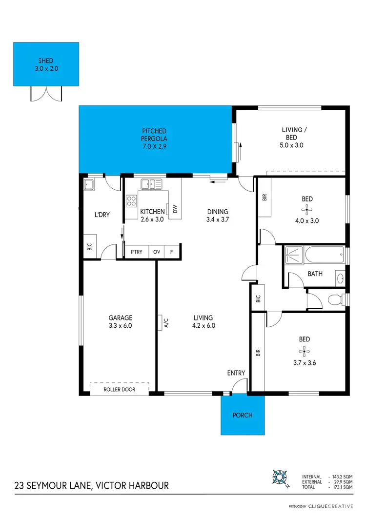 Floorplan of Homely house listing, 23 Seymour Lane, Victor Harbor SA 5211