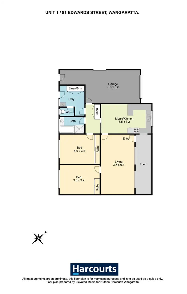 Floorplan of Homely block of units listing, 81 Edwards Street, Wangaratta VIC 3677