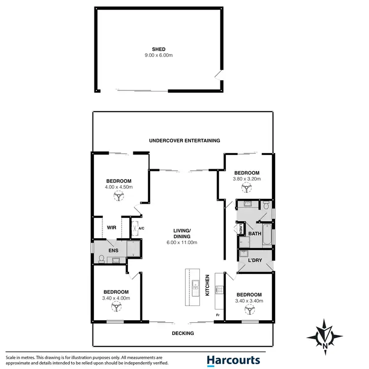Floorplan of Homely house listing, 137 Newell Avenue, Middleton SA 5213