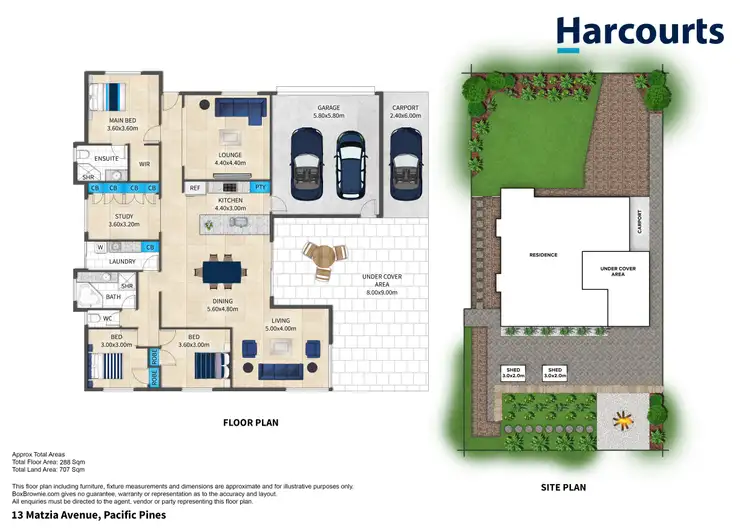 Floorplan of Homely house listing, 13 Matzia Avenue, Pacific Pines QLD 4211